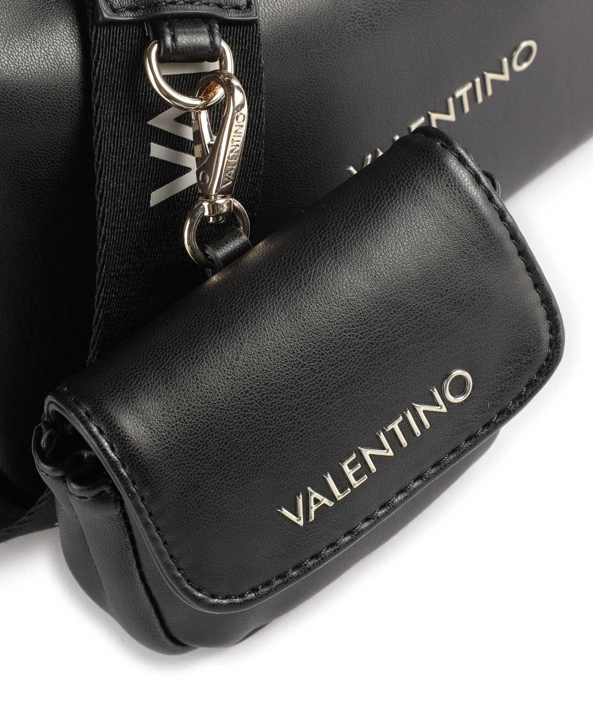  Valentino Bags Chamonix Re Borsa a tracolla pelle sintetica nero  
