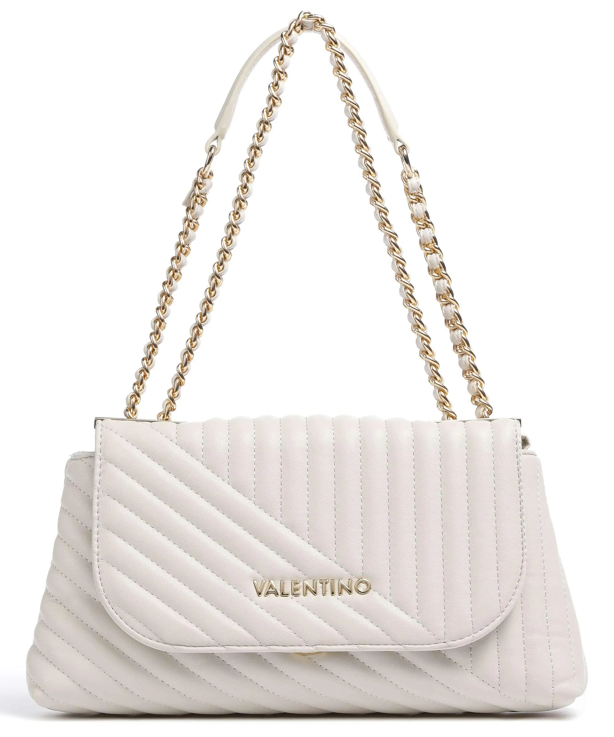  Valentino Bags Laax Re Borsa a spalla pelle sintetica avorio  