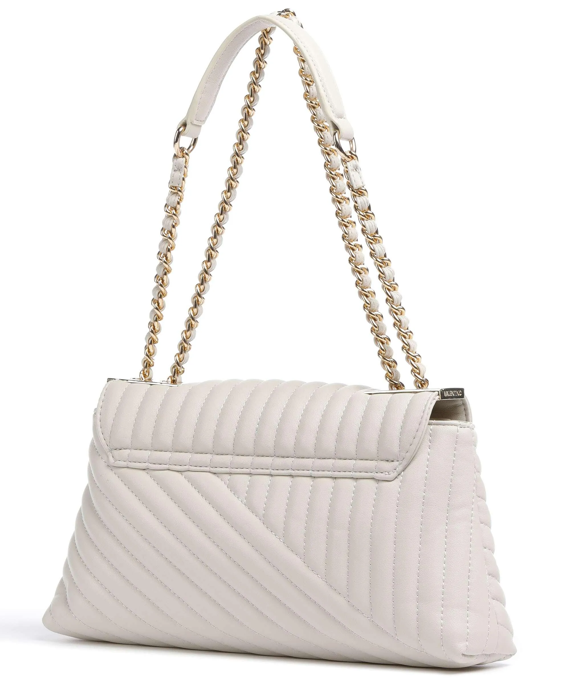  Valentino Bags Laax Re Borsa a spalla pelle sintetica avorio  