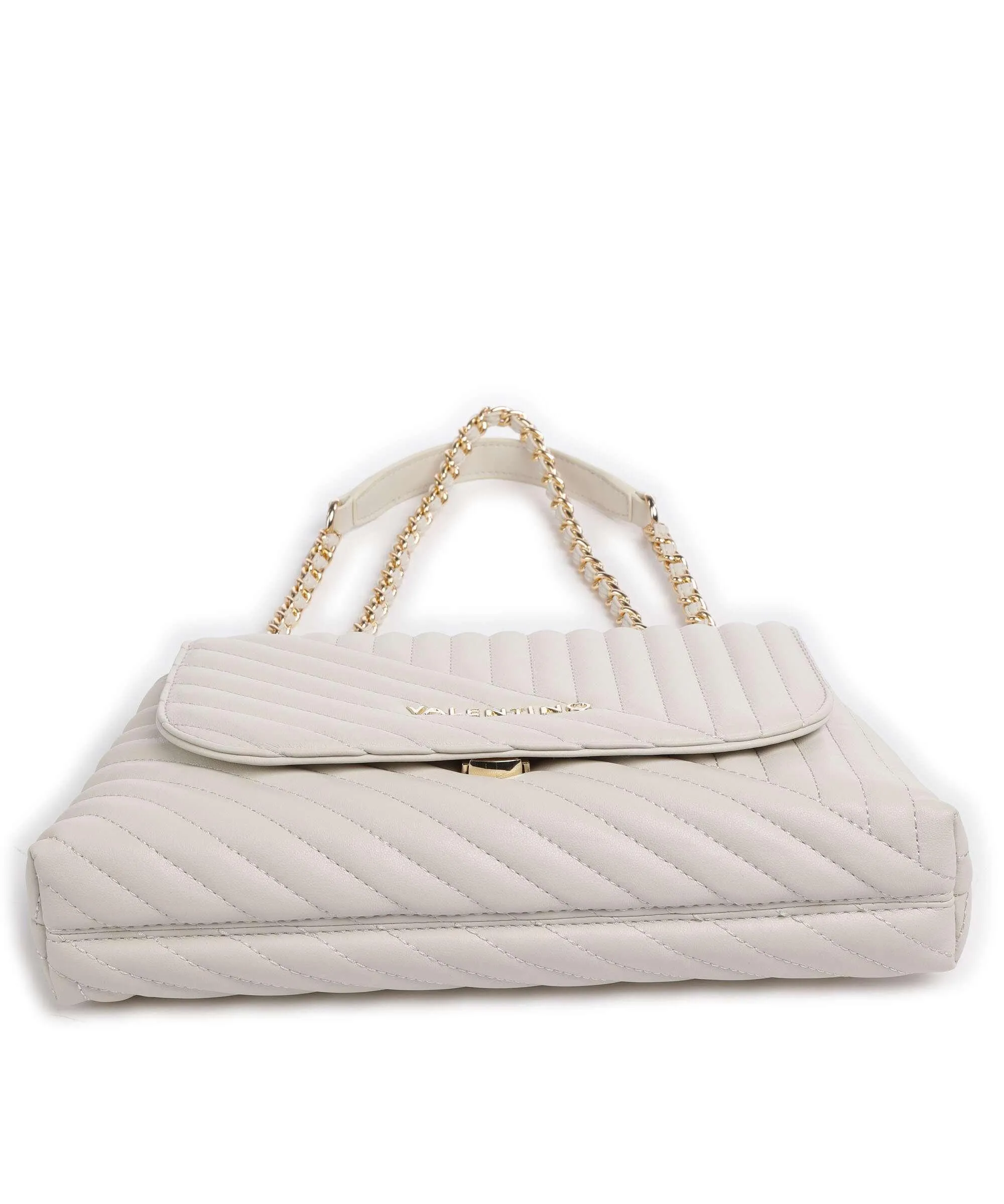  Valentino Bags Laax Re Borsa a spalla pelle sintetica avorio  
