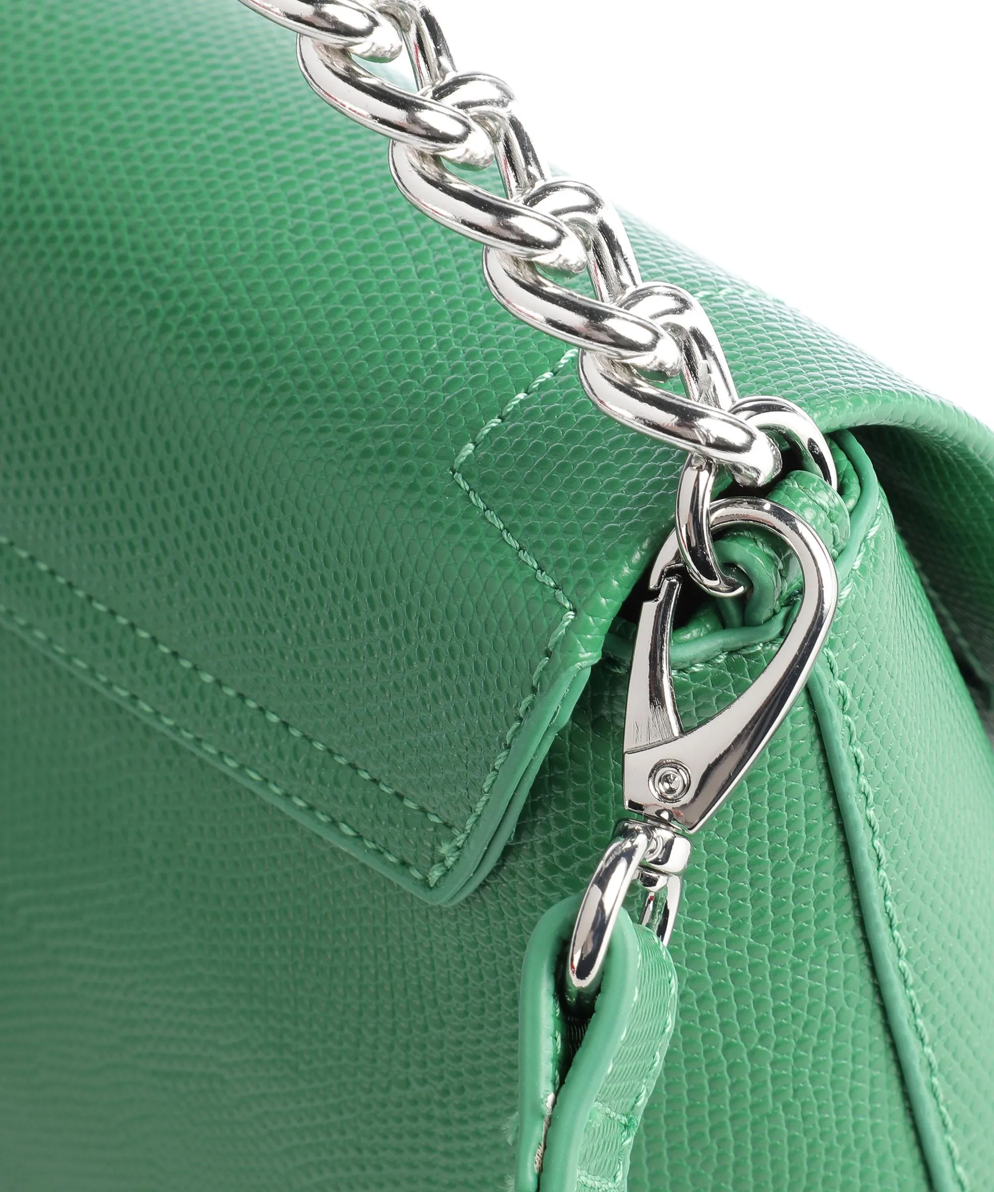  Valentino Bags Oceania Re Borsa a spalla pelle sintetica verde  