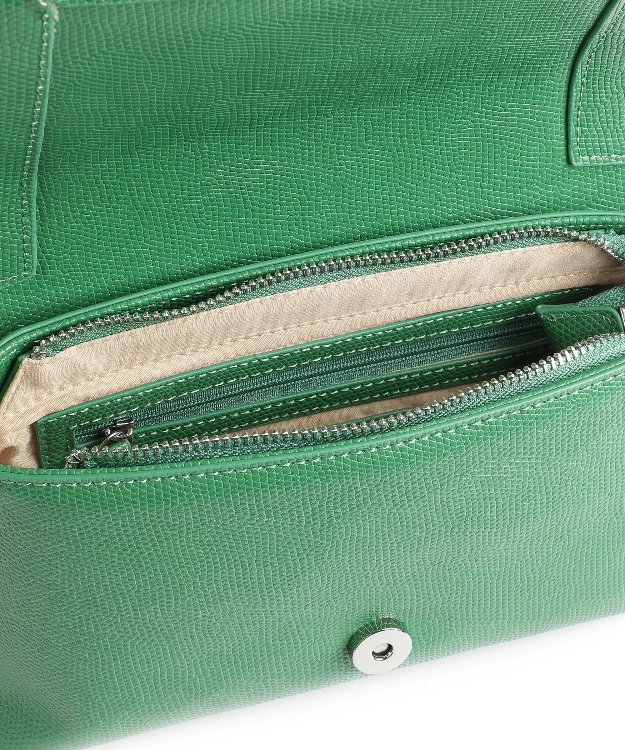  Valentino Bags Oceania Re Borsa a spalla pelle sintetica verde  