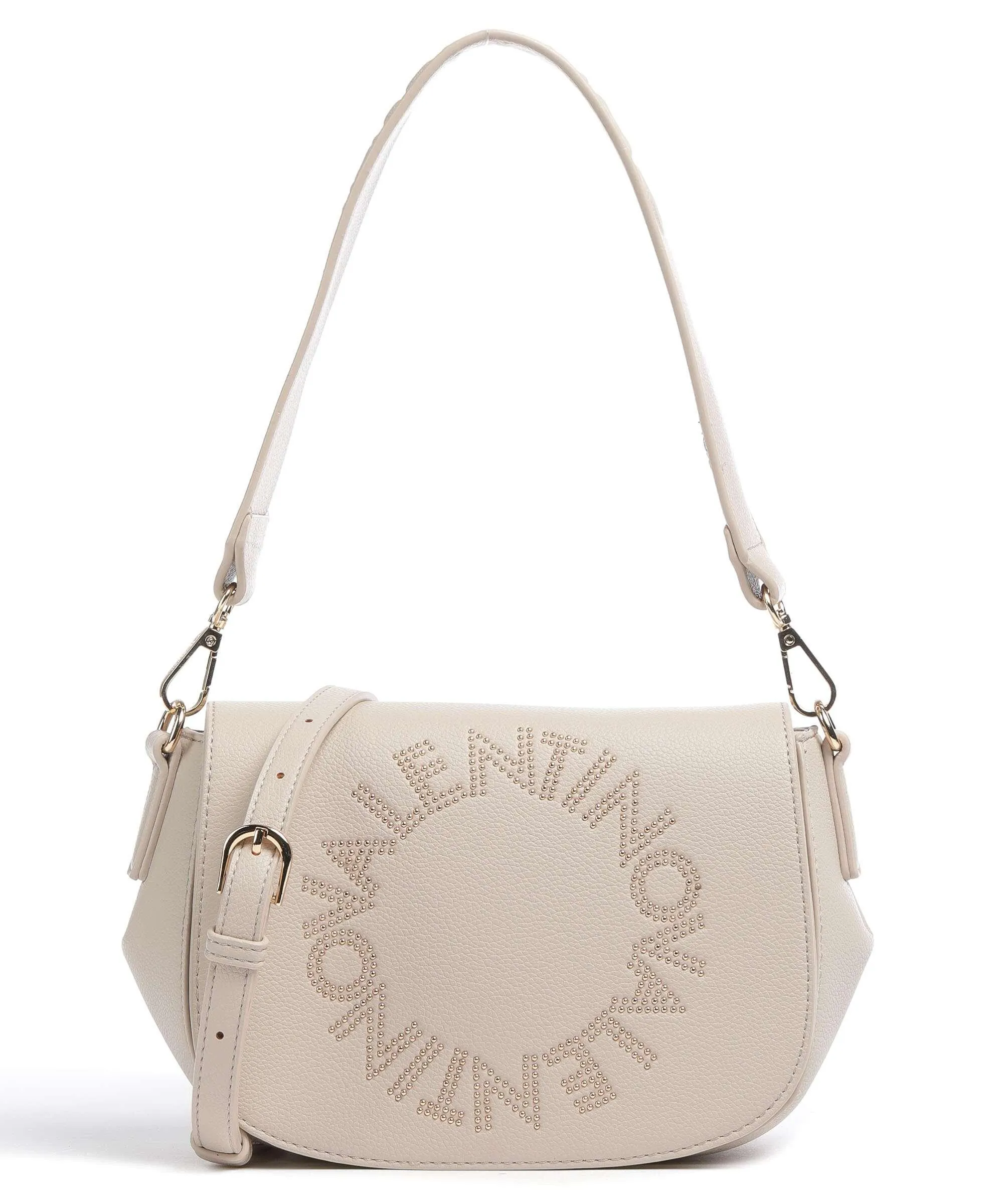  Valentino Bags Pie Re Borsa a spalla pelle sintetica beige  