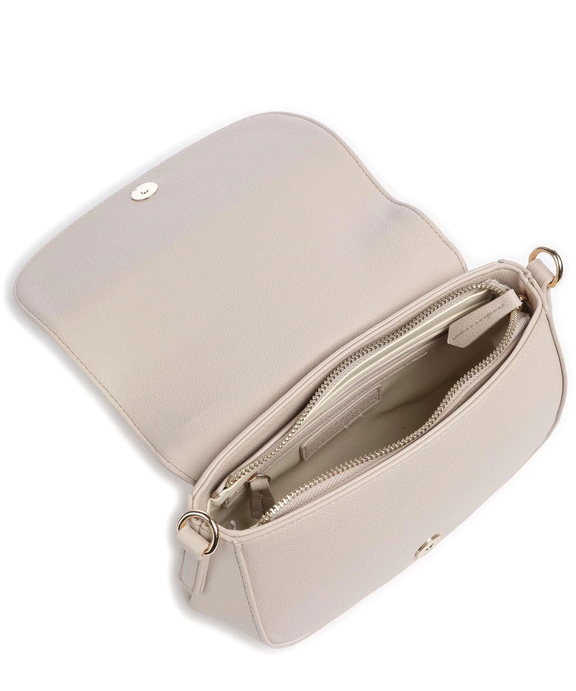  Valentino Bags Pie Re Borsa a spalla pelle sintetica beige  