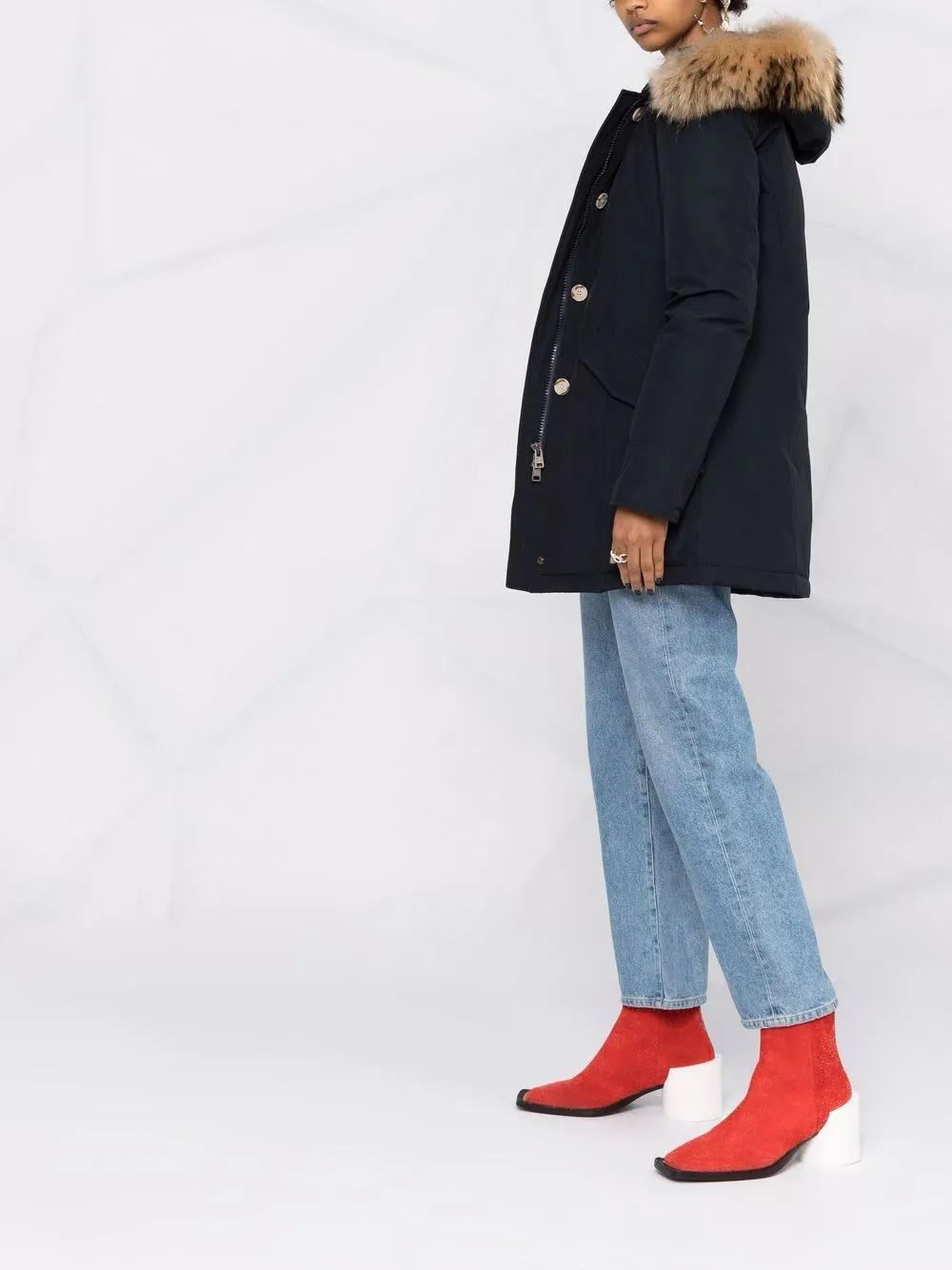 Woolrich Arctic Parka con pelliccia di procione rimovibile