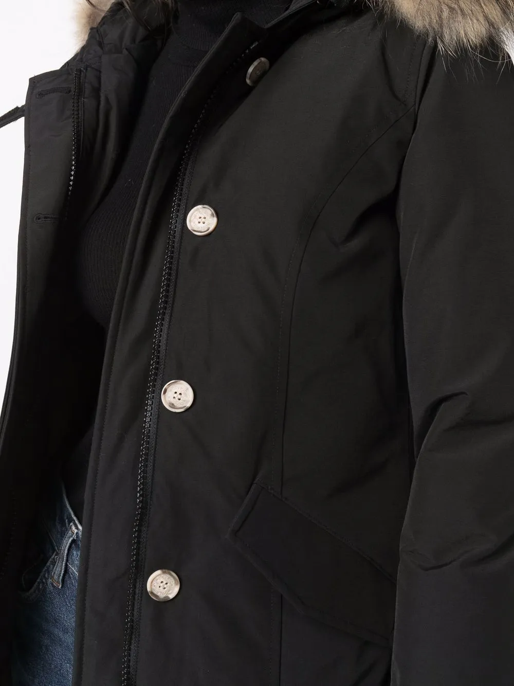 Woolrich Arctic Parka con pelliccia di procione rimovibile
