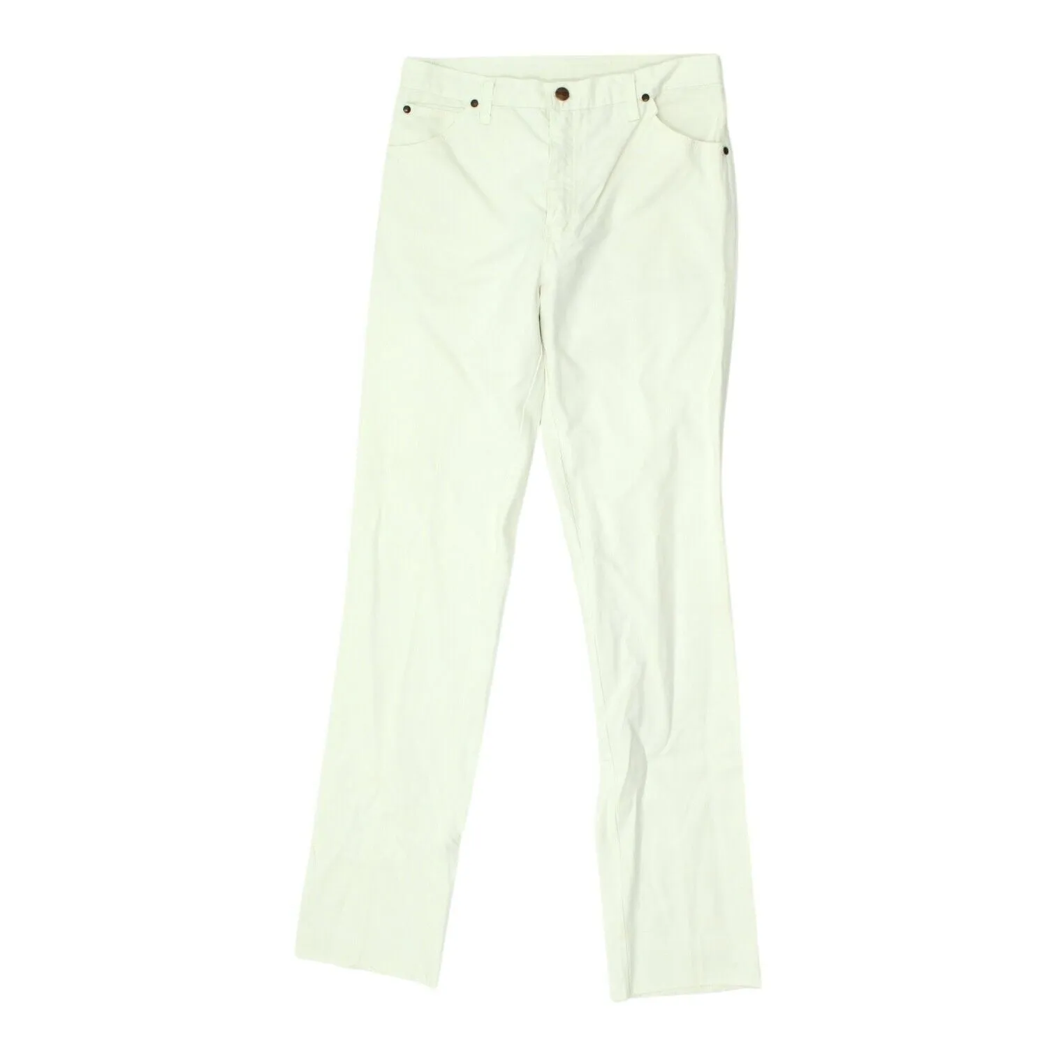 Wrangler Womens White High Waisted Slim Jeans | Vintage 90s Denim Trousers VTG